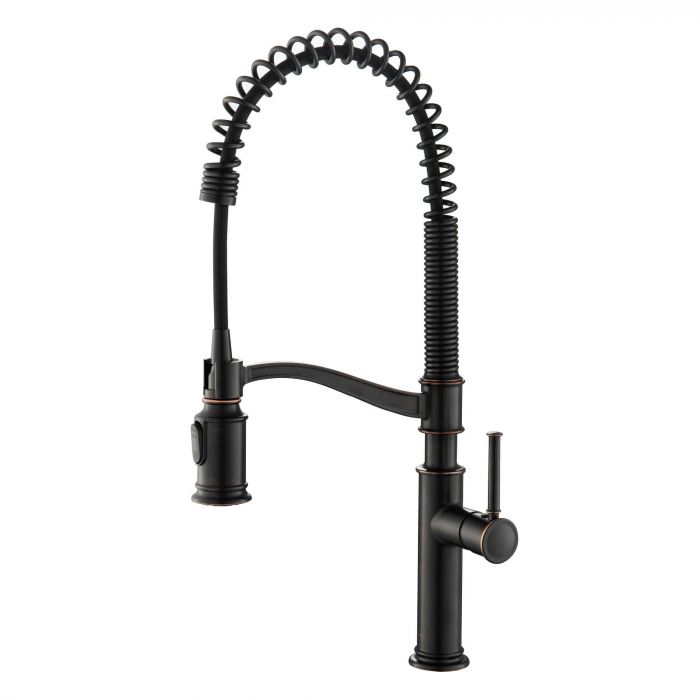 Kraus Sellette Commercial Style Pull-Down Kitchen Faucet - Oil Rubbed Bronze - KPF-1683ORB