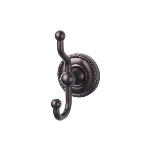 Bath Double Hook Rope Backplate - Oil Rubbed Bronze
