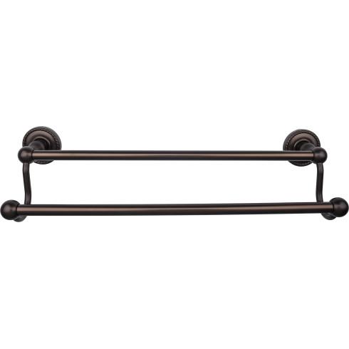 Bath Towel Holder Double Rope Backplate - Oil Rubbed Bronze