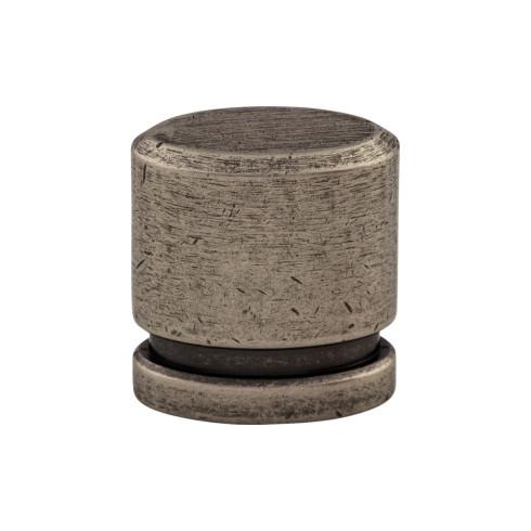 Oval Knob - Pewter Antique