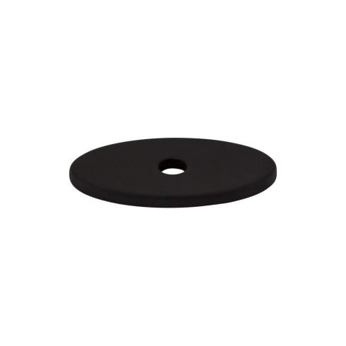 Oval Backplate - Flat Black