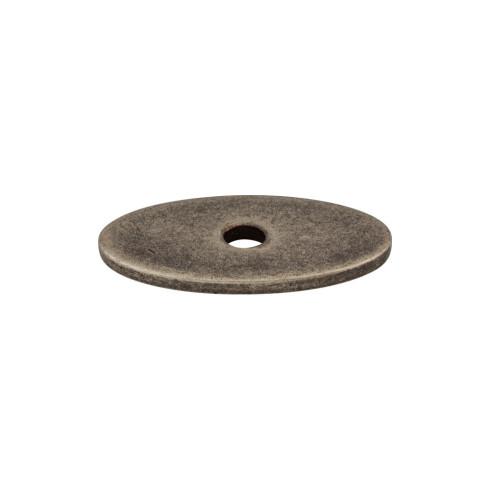Oval Backplate - Pewter Antique