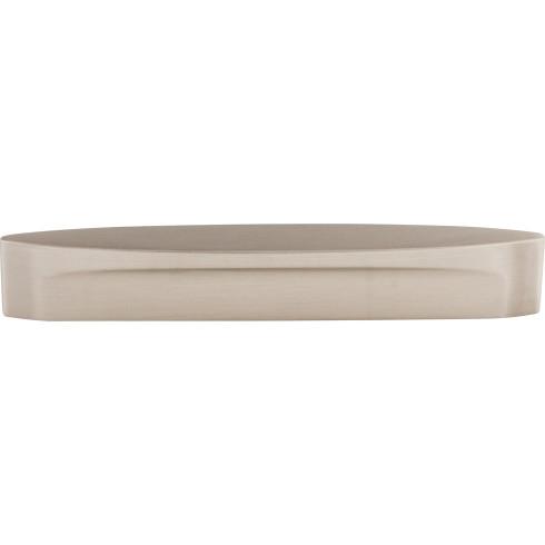 Oval Long Slot Pull - Brushed Satin Nickel