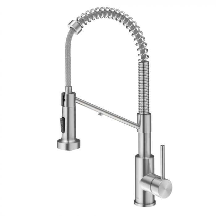 Kraus Bolden 2-in-1 Commercial Style Pull-Down Single Handle Water Filter Kitchen Faucet for Reverse Osmosis or Water Filtration System - Spot Free Stainless Steel - KFF-1610SFS