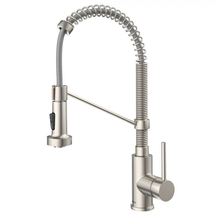 Kraus Bolden Commercial Style Pull-Down Kitchen Faucet - Stainless Steel - KPF-1610SS