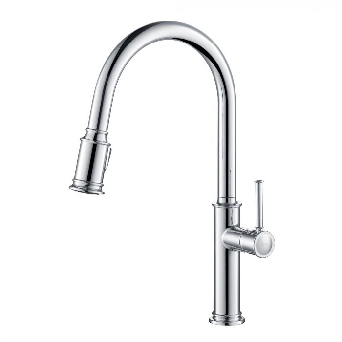 Kraus Sellete Single Handle Pull-Down Kitchen Faucet - Chrome - KPF-1680CH