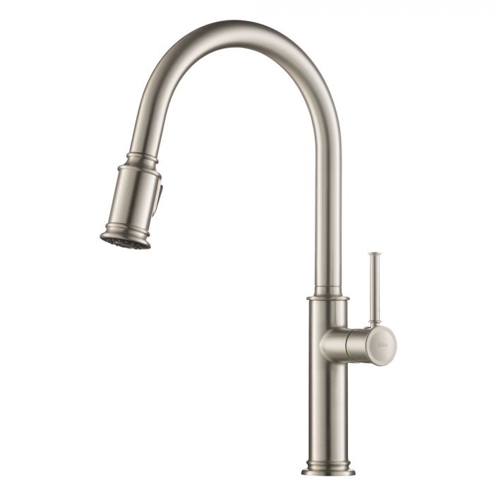 Kraus Sellete Single Handle Pull-Down Kitchen Faucet - Spot Free Stainless Steel - KPF-1680SFS