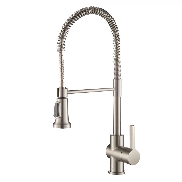 Kraus Britt Commercial Style Kitchen Faucet - Spot Free Stainless Steel - KPF-1690SFS